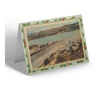 CHRISTMAS NOTELET - Vintage Scotland - Kyleakin Pier and the Kyle of Lochalsh (b)