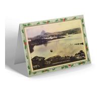 CHRISTMAS NOTELET - Vintage Scotland - Lochinver from South-West (b)