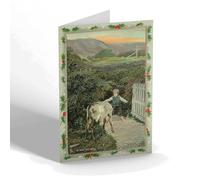 CHRISTMAS NOTELET - Vintage Scotland - No Road This Way