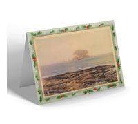 CHRISTMAS NOTELET - Vintage Scotland - North Berwick. The Bass Rock (bc)