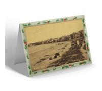 CHRISTMAS NOTELET - Vintage Scotland - North Berwick. The Sands from the West