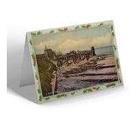 CHRISTMAS NOTELET - Vintage Scotland - St. Andrews Castle (bc)