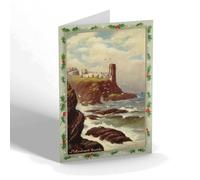 CHRISTMAS NOTELET - Vintage Scotland - St. Andrews Castle (c)