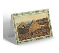 CHRISTMAS NOTELET - Vintage Scotland - St. Ninian's Kirk, Isle of Whithorn (b)