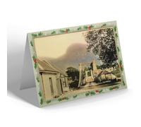 CHRISTMAS NOTELET - Vintage Scotland - Suspension Bridge & Ben Nevis Fort William b
