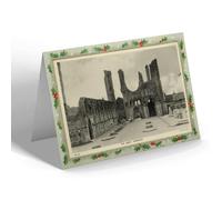 CHRISTMAS NOTELET - Vintage Scotland - The Abbey, Arbroath (a)