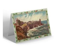 CHRISTMAS NOTELET - Vintage Scotland - The Castle, St. Andrews