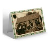 CHRISTMAS NOTELET - Vintage Scotland - The Church, Tain (a)