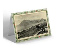 CHRISTMAS NOTELET - Vintage Scotland - The Cuillins from Elgol, Isle of Skye