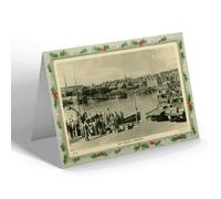 CHRISTMAS NOTELET - Vintage Scotland - The Harbour, Arbroath