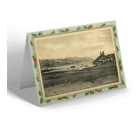CHRISTMAS NOTELET - Vintage Scotland - The Harbour, Kyleakin, Skye (b)