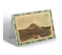 CHRISTMAS NOTELET - Vintage Scotland - The Law, North Berwick (b)