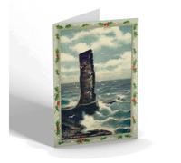 CHRISTMAS NOTELET - Vintage Scotland - The Old Man of Hoy, Orkney Islands