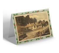 CHRISTMAS NOTELET - Vintage Scotland - The Pot Luck, Aviemore (b)