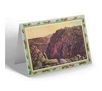 CHRISTMAS NOTELET - Vintage Scotland - The Precipice, Ben Nevis, Fort William (b)