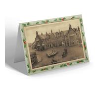 CHRISTMAS NOTELET - Vintage Scotland - The Railway Hotel, St. Boswells