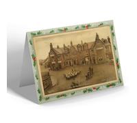 CHRISTMAS NOTELET - Vintage Scotland - The Railway Hotel, St. Boswells (b)
