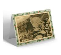 CHRISTMAS NOTELET - Vintage Scotland - The Shelter Stone of the Cairngorms