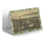 CHRISTMAS NOTELET - Vintage Scotland - The Twelfth on a Caithness Grouse Moor