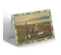CHRISTMAS NOTELET - Vintage Scotland - The Twelfth on a Caithness Grouse Moor (b)