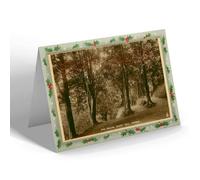 CHRISTMAS NOTELET - Vintage Scotland - The Walks, Cluny Hill, Forres (b)