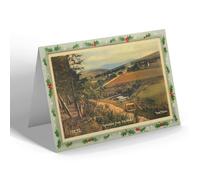 CHRISTMAS NOTELET - Vintage Scotland - Tomintoul from the West (b)