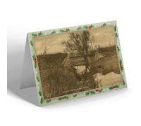CHRISTMAS NOTELET - Vintage Scotland - Victoria Jubilee Bridge, Ayton