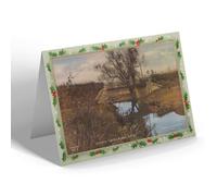 CHRISTMAS NOTELET - Vintage Scotland - Victoria Jubilee Bridge, Ayton (b)