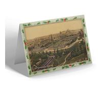CHRISTMAS NOTELET - Vintage Scotland - View from the Castle, Edinburgh (bc)