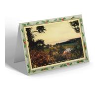 CHRISTMAS NOTELET - Vintage Scotland - View from the High Street, Tain (b)