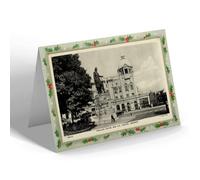 CHRISTMAS NOTELET - Vintage Scotland - Wallace Statue and H.M. Theatre, Aberdeen