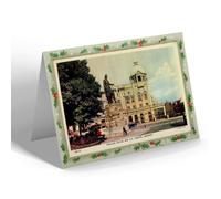 CHRISTMAS NOTELET - Vintage Scotland - Wallace Statue and H.M. Theatre, Aberdeen (b)