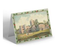 CHRISTMAS NOTELET - Vintage Shropshire - Ludlow. The Keep and Castle