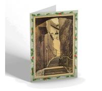 CHRISTMAS NOTELET - Vintage Shropshire - Stoneway Steps, Bridgnorth (b)