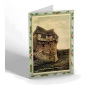 CHRISTMAS NOTELET - Vintage Shropshire - The Gables, Stokesay, Craven Arms (b)