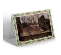 CHRISTMAS NOTELET - Vintage Site of the Church 1309 Grey Friars Canterbury b