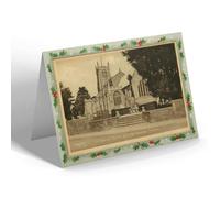CHRISTMAS NOTELET - Vintage Somerset - All Saints Church and War Memorial, Martock