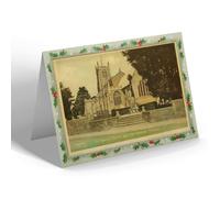 CHRISTMAS NOTELET - Vintage Somerset - All Saints Church and War Memorial, Martock b