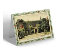 CHRISTMAS NOTELET - Vintage Somerset - Ancient Gate House 6 Cathedral Green Wells b