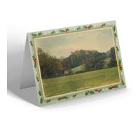 CHRISTMAS NOTELET - Vintage Somerset - Dunster Castle (bc)