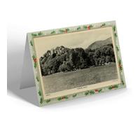 CHRISTMAS NOTELET - Vintage Somerset - Dunster Castle (c)