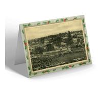 CHRISTMAS NOTELET - Vintage Somerset - General View, Shepton Mallet