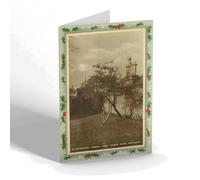 CHRISTMAS NOTELET - Vintage Somerset - Glastonbury Abbey, Holy Thorn near Entrance