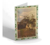 CHRISTMAS NOTELET - Vintage Somerset - Glastonbury Abbey, Holy Thorn near Entrance b
