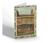 CHRISTMAS NOTELET - Vintage Somerset - Glastonbury Abbey. Tribunal Of the Abbots (b)