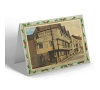 CHRISTMAS NOTELET - Vintage Somerset - King John's Hunting Lodge, Axbridge (cc)