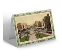 CHRISTMAS NOTELET - Vintage Somerset - Parade and North Street, Taunton (b)