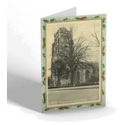 CHRISTMAS NOTELET - Vintage Somerset - Parish Church, Shepton Mallet