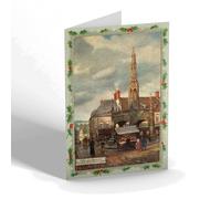 CHRISTMAS NOTELET - Vintage Somerset - Shepton Mallet, Market Cross