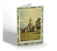CHRISTMAS NOTELET - Vintage Somerset - The Abbot's Kitchen, Glastonbury (b)
